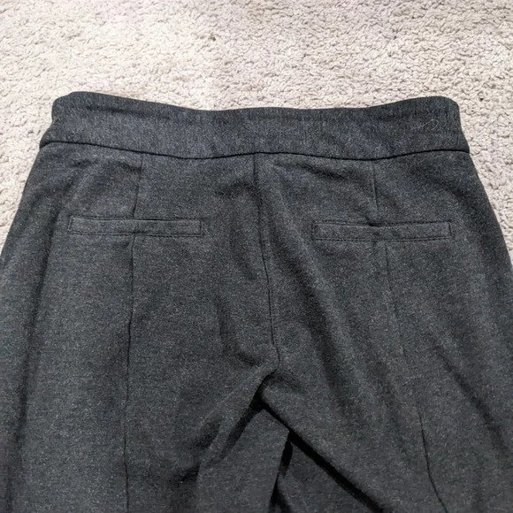 Betabrand Women’s Pants Size M Petite Charcoal Gray Skinny Leg Zip Ankle Cropped - Picture 8 of 12